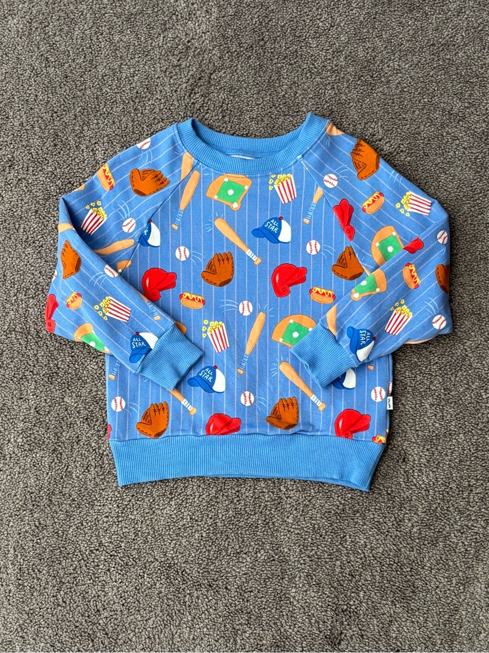⚾️Little Sleepies Baseball Sweatshirt 2T